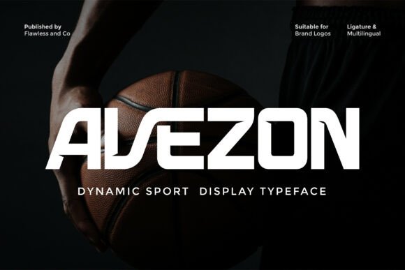 Avezon Sport Display Font Review for Makers