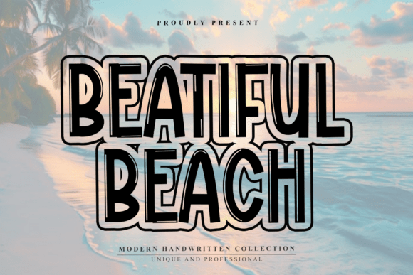 Beatiful Beach: The Bold Display Font for Memorable Branding