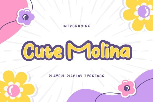 Cute Molina: A Warm Display Font for Cozy Branding