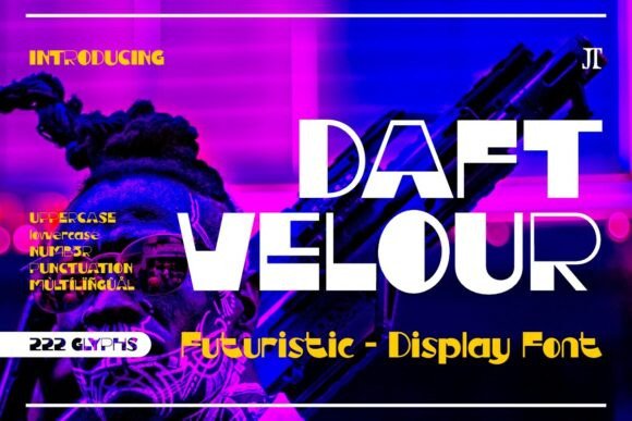 Daft Velour: The Futuristic Font That Elevates Digital Campaigns