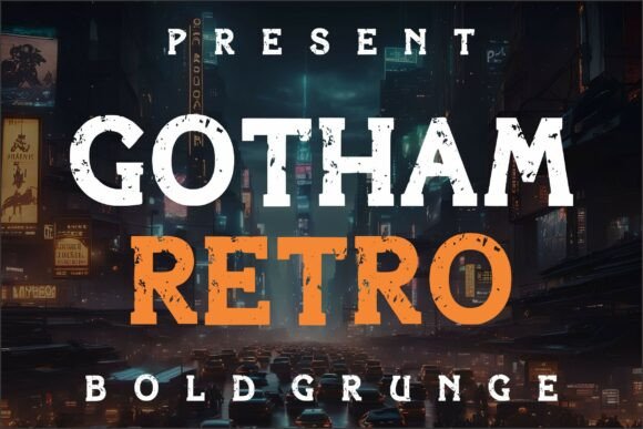 Gotham Retro: A Bold Display Typeface for Editorial Impact
