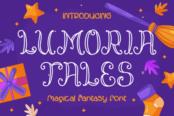 Lumoria Tales: A Magical Fantasy Font for Creative Branding