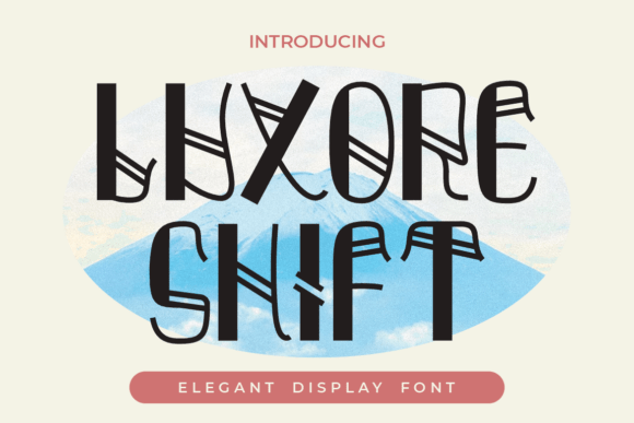 Luxore Shift Display Font for Modern Web Design