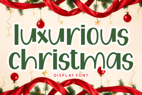 Luxurious Christmas: The Premium Typeface for Festive Branding