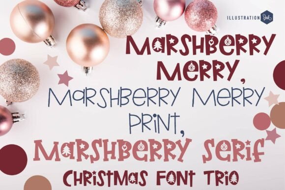 Marshberry Merry Trio: A Premium Display Typeface for Editorial Design