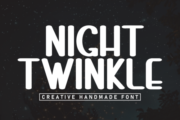 Night Twinkle: A Charming Display Typeface for Emotional Design