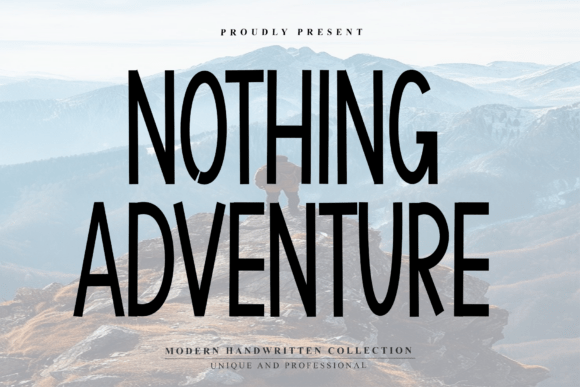 Nothing Adventure: A Sophisticated Display Font for Modern Branding