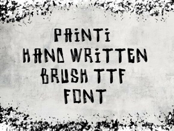 Painti Handwritten Brush: A Display Font with a Personal Touch
