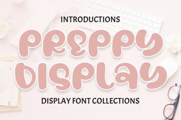 Preppy Display Font for Bold Handmade Creations