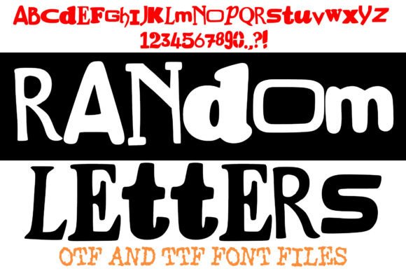 Random Letters: A Unique Display Typeface for Modern Web Design