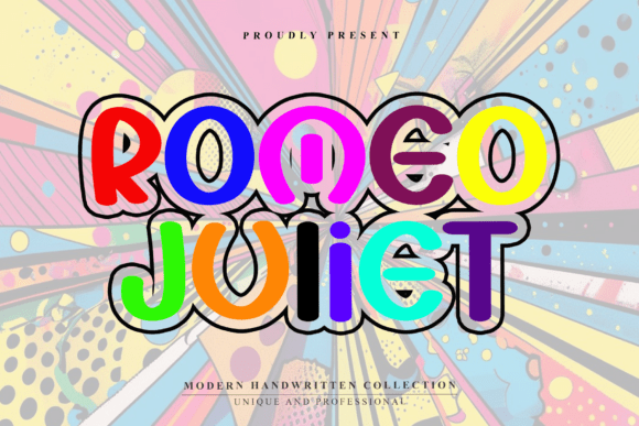 Romeo Juliet: A Modern Elegant Display Font for Brand Identity