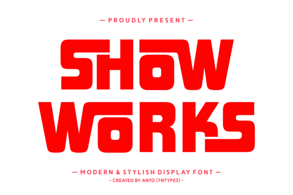 Show Works: The Holiday Display Font for Modern Web Design