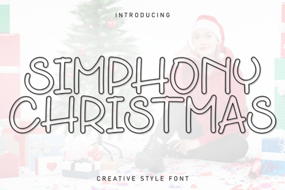 Simphony Christmas: A Festive Display Font for Branding Magic
