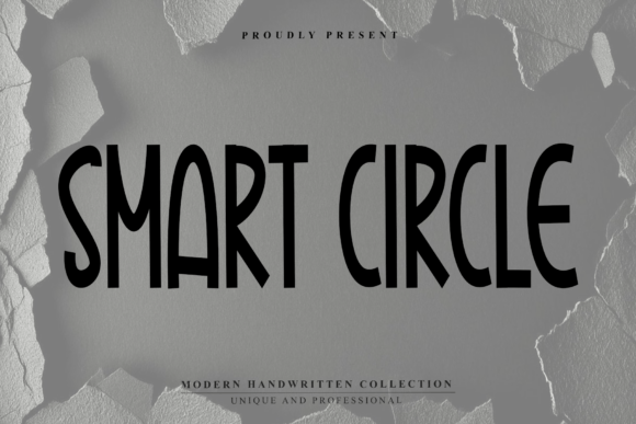 Smart Circle: A Modern Display Font for Professional Branding