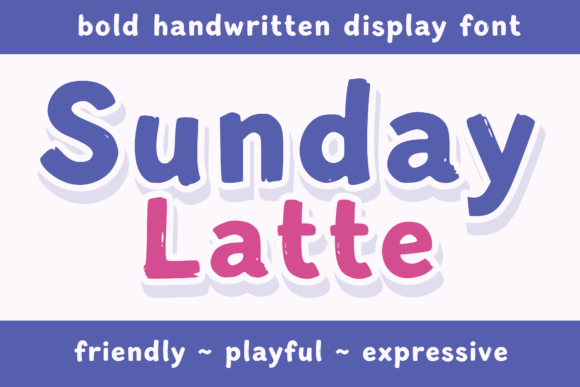 Sunday Latte Display Font for Cozy Web Designs