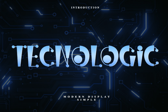 Tecnologic: A Modern Display Font for Bold Business Branding