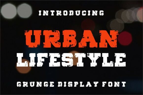 Urban Lifestyle Typeface for Bold Brand Identity