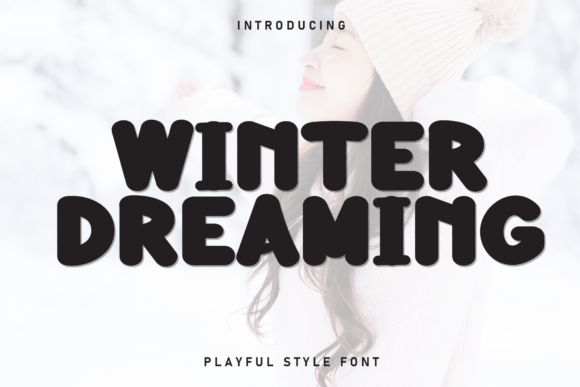 Winter Dreaming: A Playful Display Font for Seasonal Campaigns